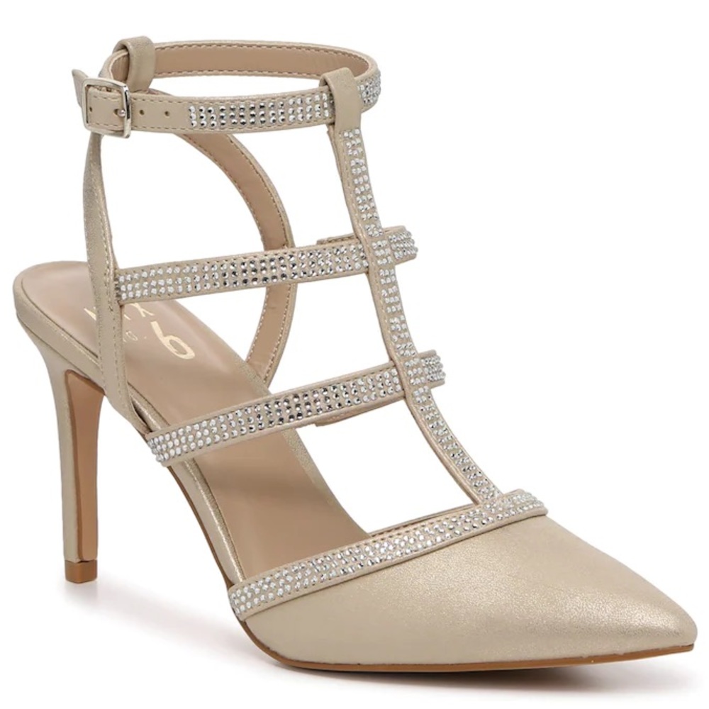Mix No. 6 Cream Strappy Heels